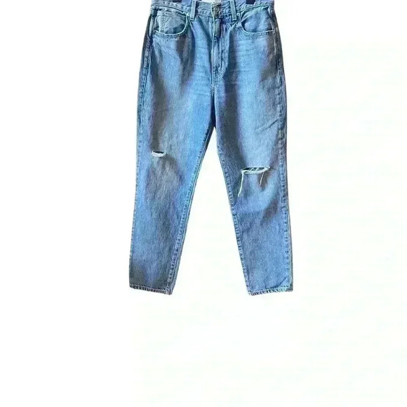 SLVRLAKE Beatnik Ankle Jeans Wash Rockaway Distressed - Picture 3 of 8